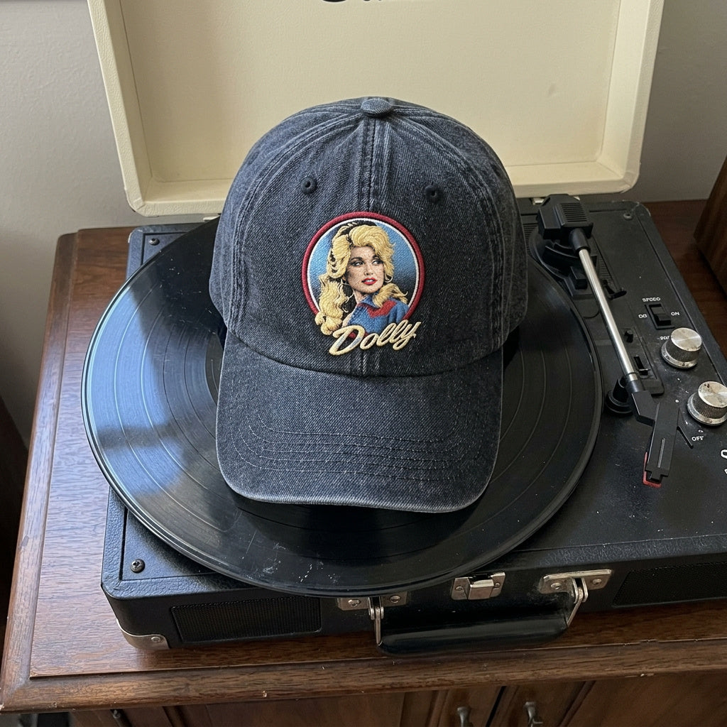 DPA Blue Portrait Denim Cap