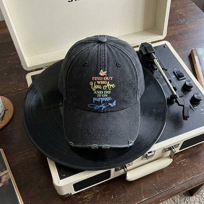 DPA Purpose Quote Denim Cap