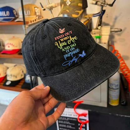 DPA Purpose Quote Denim Cap