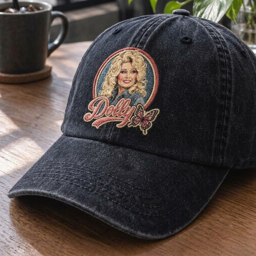 DPA Butterfly Emblem Denim Cap