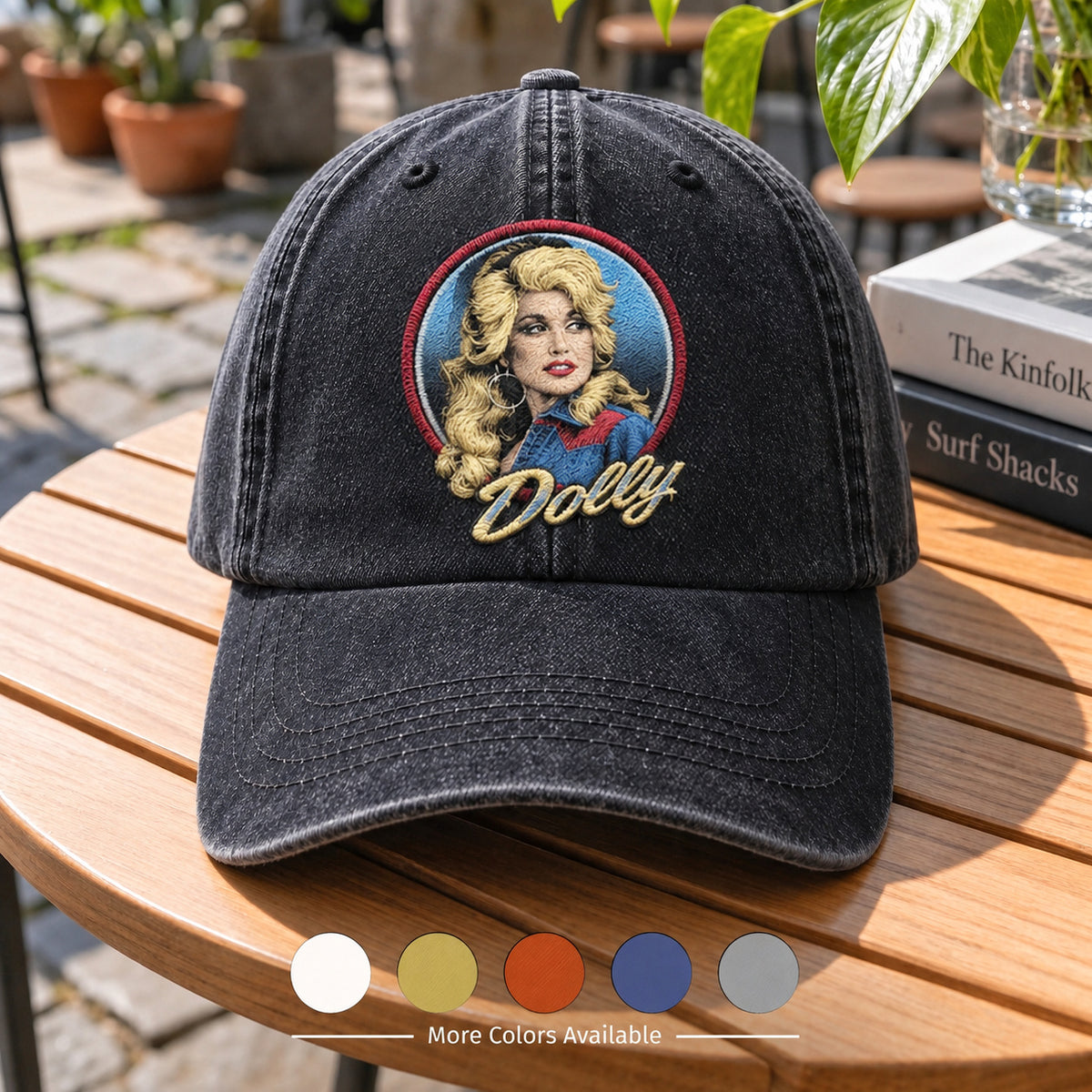 DPA Blue Portrait Denim Cap
