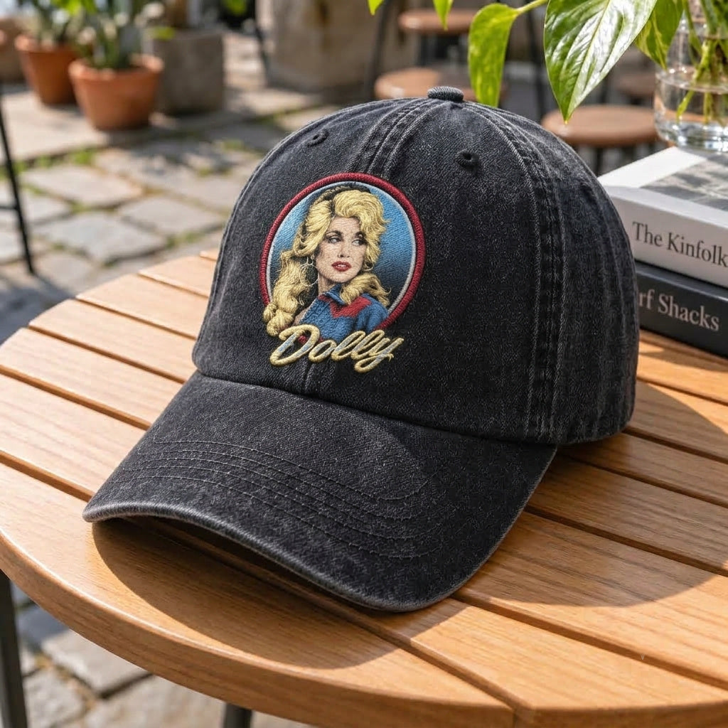 DPA Blue Portrait Denim Cap