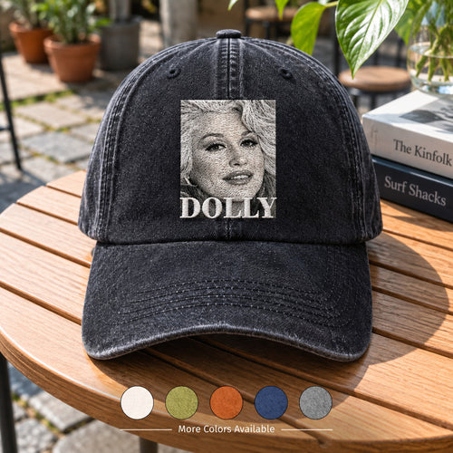 DPA Monochrome Portrait Denim Cap