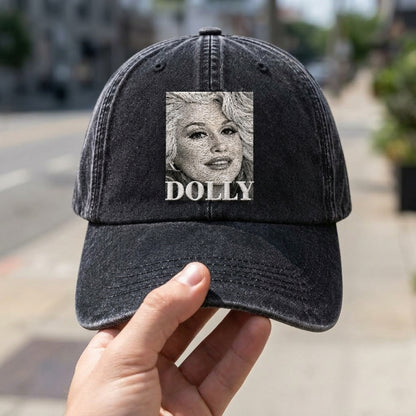 DPA Monochrome Portrait Denim Cap