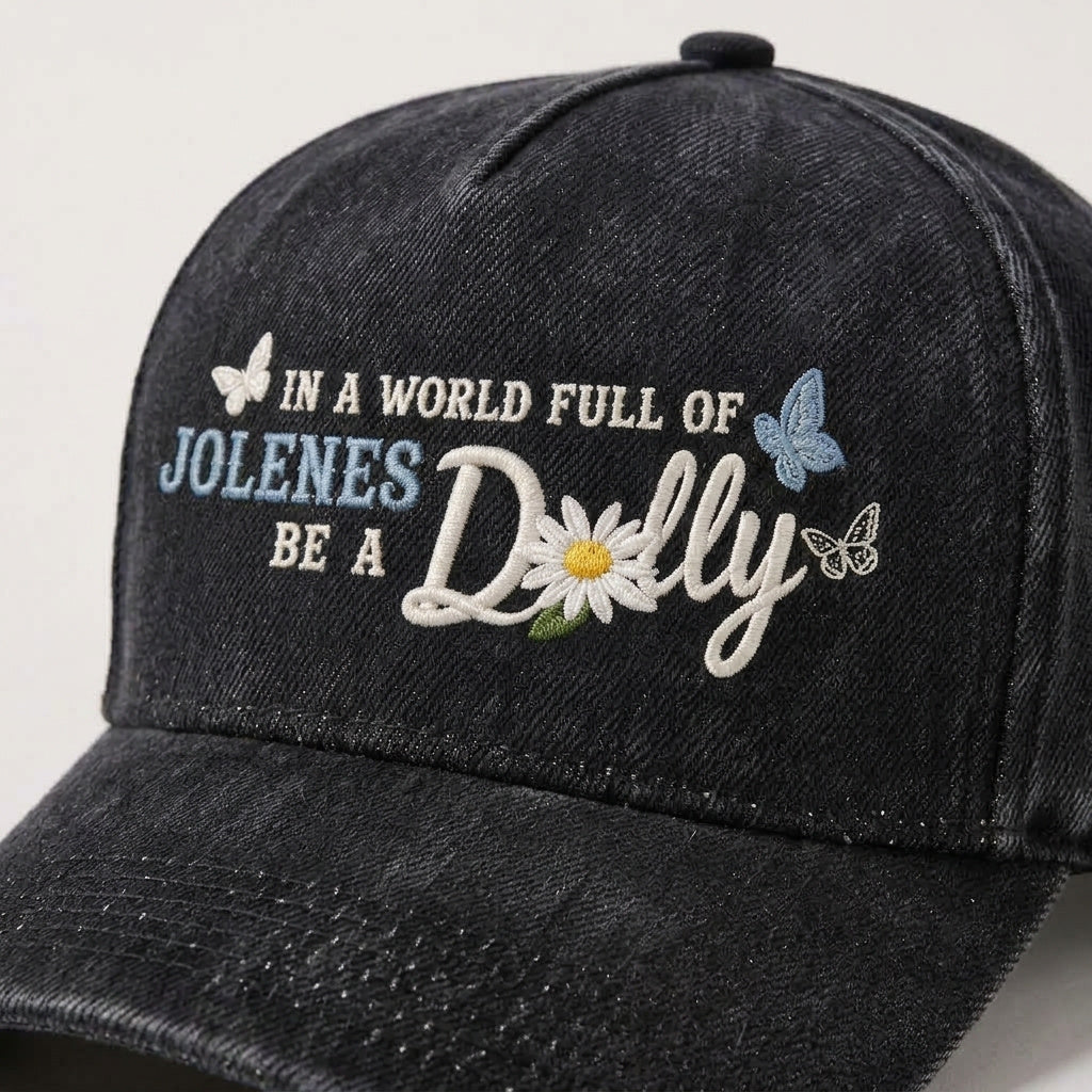 DPA Jolene Quote Denim Cap
