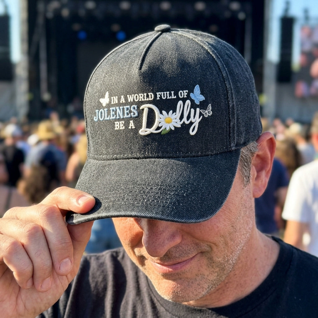 DPA Jolene Quote Denim Cap