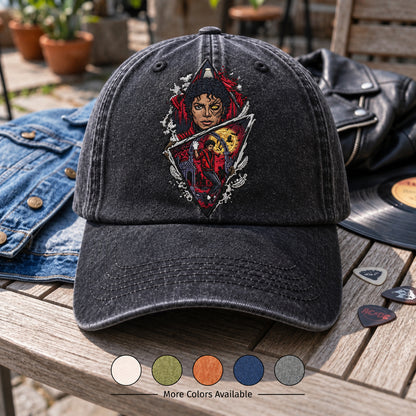 MJA Red Jacket Denim Cap