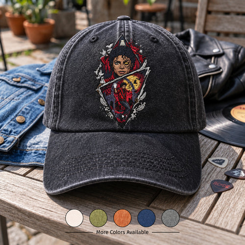 MJA Red Jacket Denim Cap