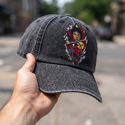 MJA Red Jacket Denim Cap