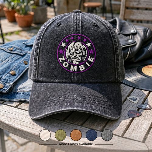 RZO Zombie Emblem Denim Cap