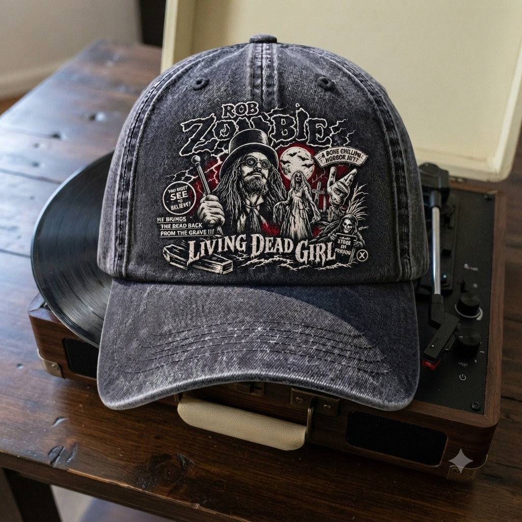 RZO Living Dead Denim Cap